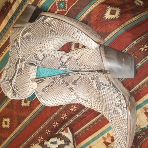 Corral snakeskin boots